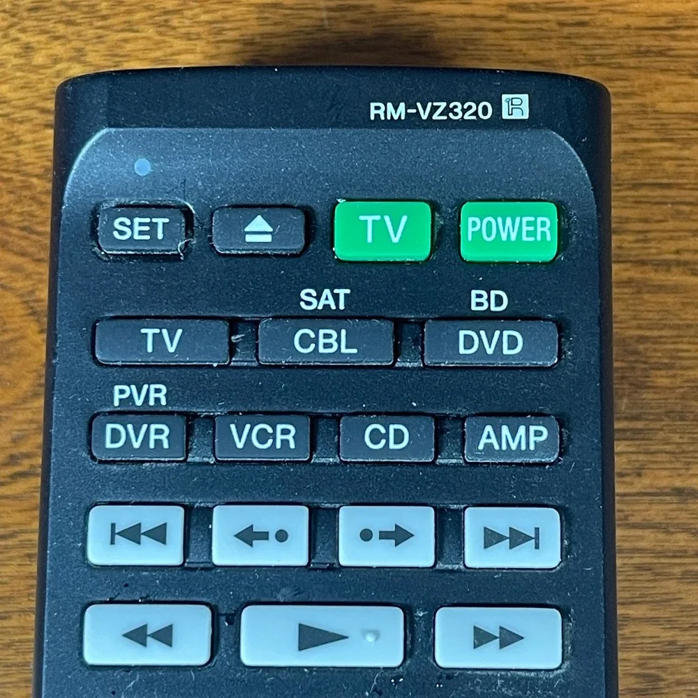 Sony RM VZ320‎ Remote Commander Universal Remote Control Black